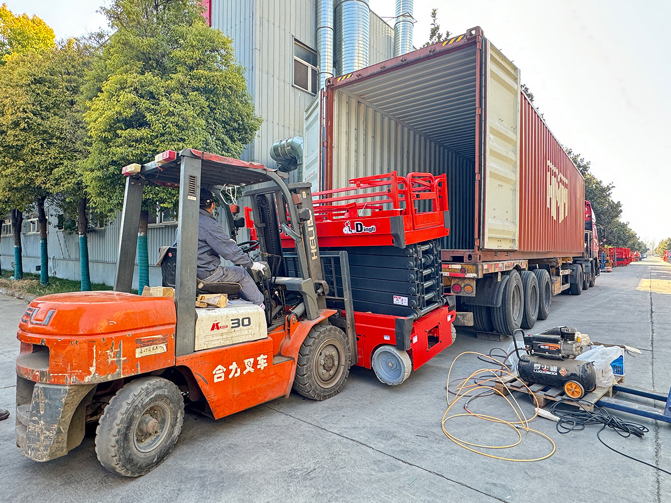 Dingli 1412 Scissor Lift – Shipment Confirmation and Dispatch