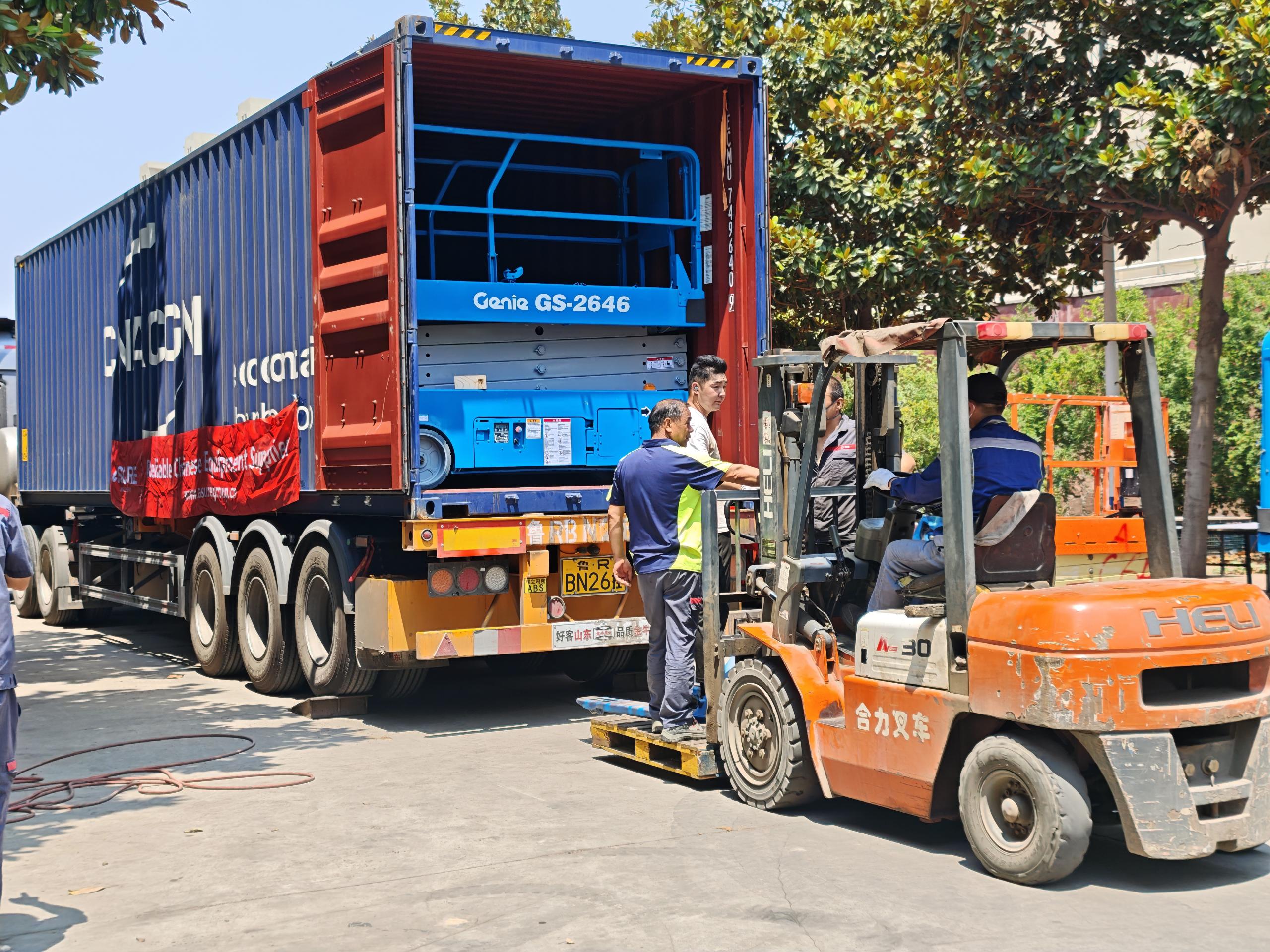 Genie GS-2646 Scissor Lift Shipped to Overseas Customer