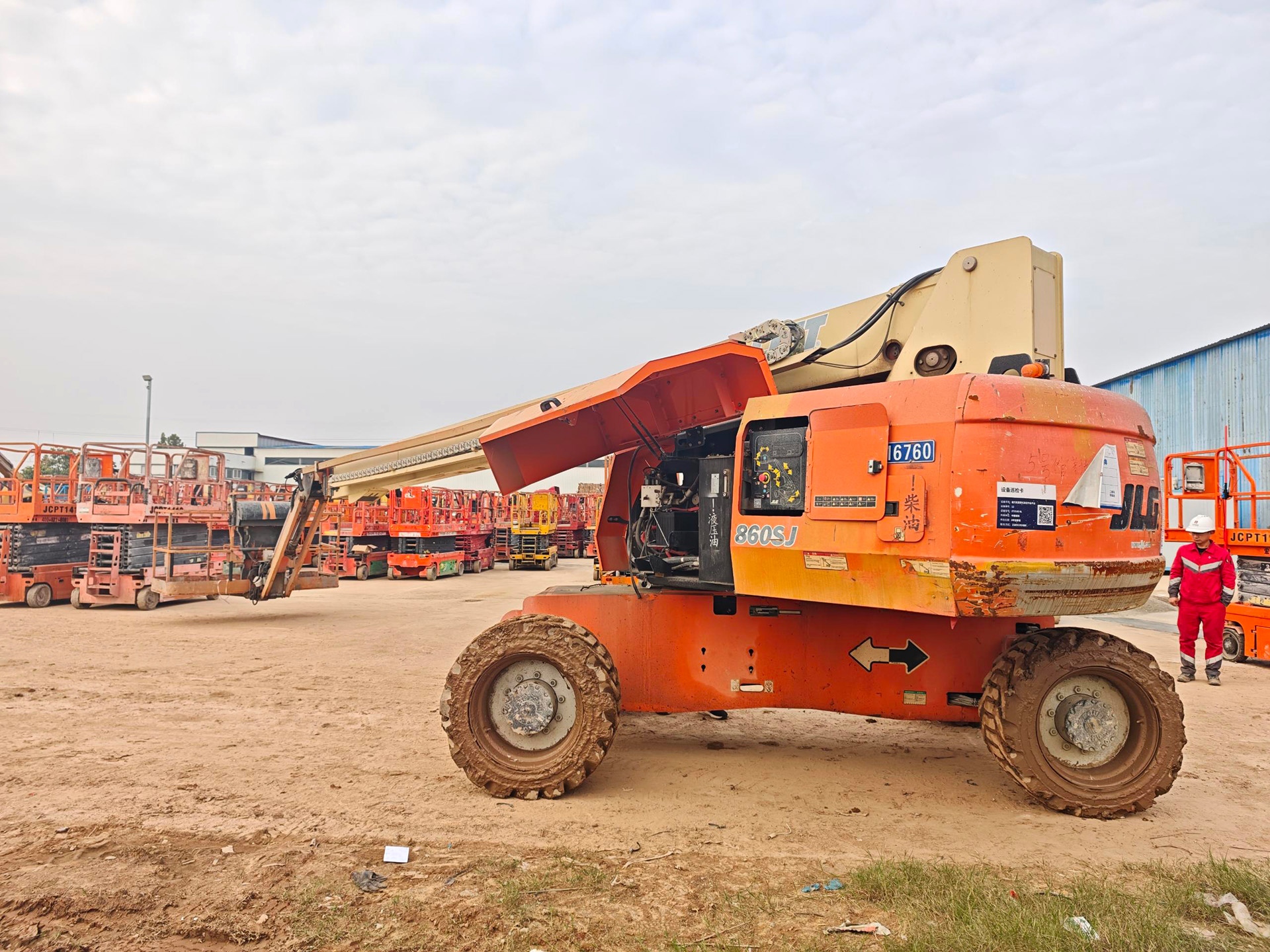 JLG S860SJ Telescopic Boom Lift – Heavy-Duty Model Newly Arrived