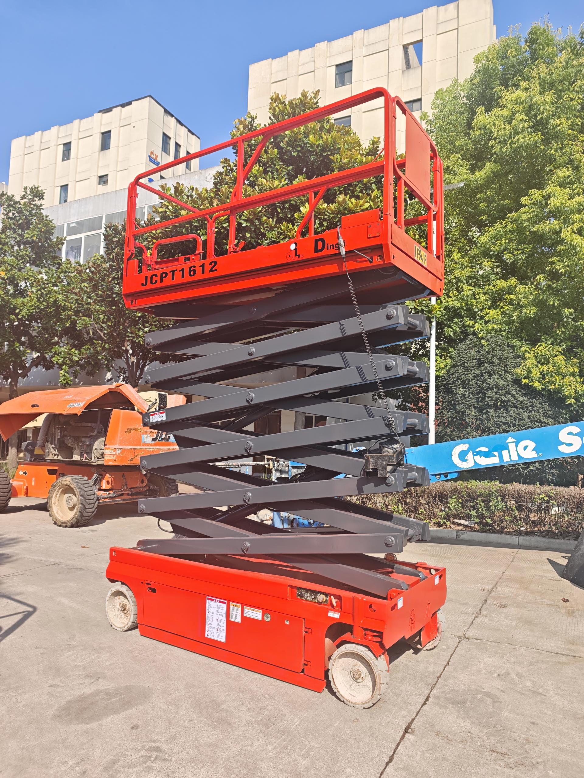 Dingli 1612DC Scissor Lift – The Smart Choice for Safe, Efficient, and Green Aerial Work